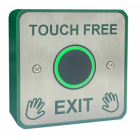 RGL Electronics EBNT/TF-1PLUS Hands Free Operation - TOUCH FREE EXIT - Stainless Steel Plate